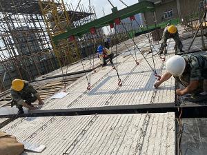 預制疊合板現場安裝 (2)