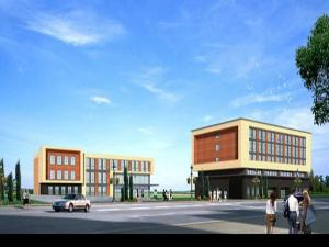 辦公樓和宿舍樓效果圖